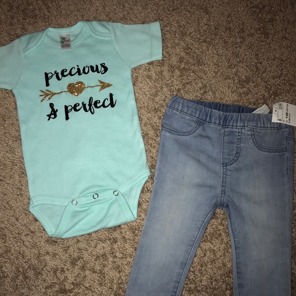 Brand New Adorable Onesie And cute skinny pants. - Picture 7 of 8